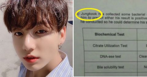 မလေးရှားတက္ကသိုလ်တစ်ခုရဲ့ စာမေးပွဲမေးခွန်းမှ BTS အဖွဲ့ဝင် Jungkook နာမည်ပါဝင်လာ