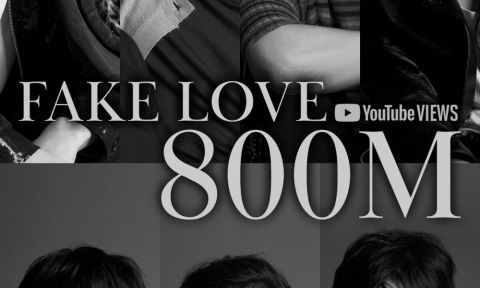 BTS ရဲ့  Fake Love ဂီတဗီဒီယိုဟာ Youtube မှာ  ကြည့်ရှုသူသန်း ၈၀၀ကျော်ပြီ