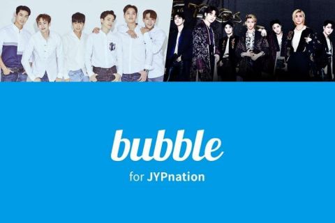 Bubble Messaging app ကို ဝင်ရောက်လိုက်တဲ့ JYP