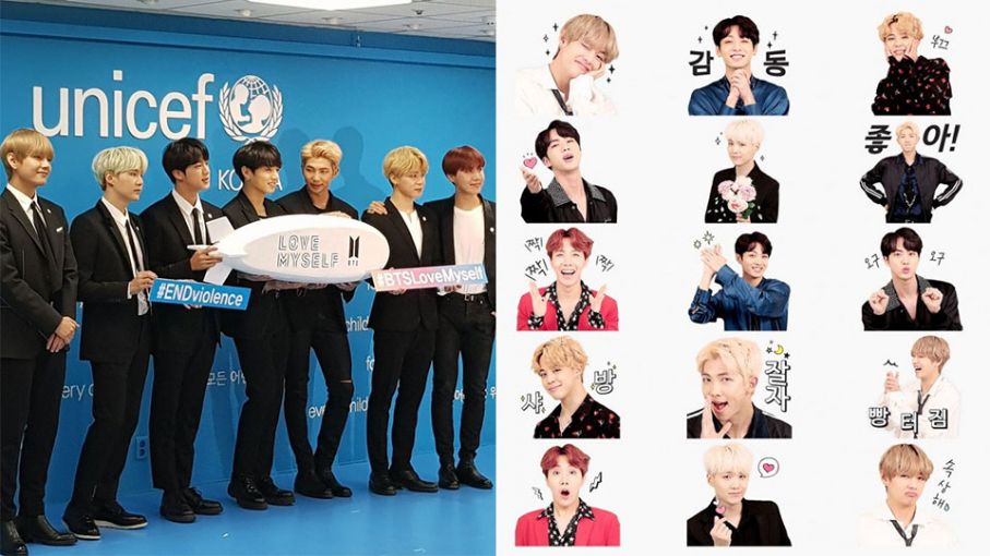 KakaoTalk နှင့် LINE Emoticons မှ ရရှိလာသောအကျိုးအမြတ်များအားလုံးကို BTS အဖွဲ့ လှူဒါန်းမည်